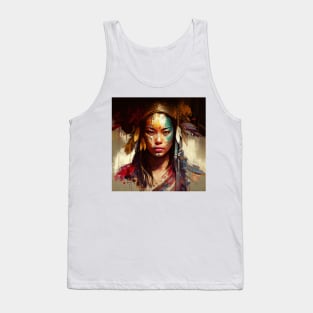 Powerful Asian Warrior Woman #3 Tank Top